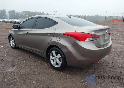 2013 Hyundai Elantra Gls from USA, damaged, VIN 5NPDH4AE9DH314900